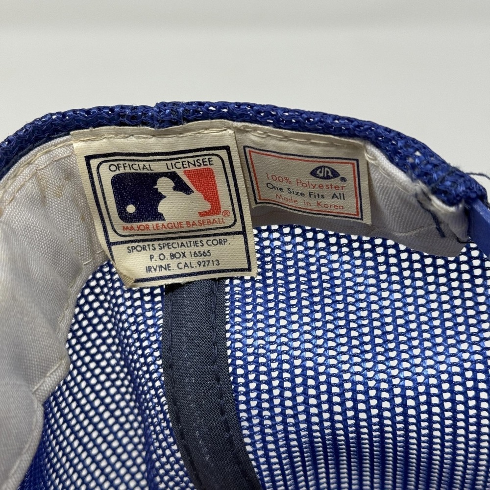 Vintage Milwaukee Brewers Hat Cap Snapback One Size Blue MLB Sports Specialties - Picture 6 of 7